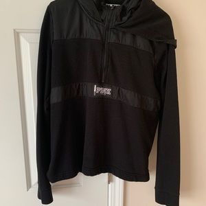 Pink VS half zip hoodie